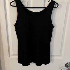 Black Sleeveless Women's Top